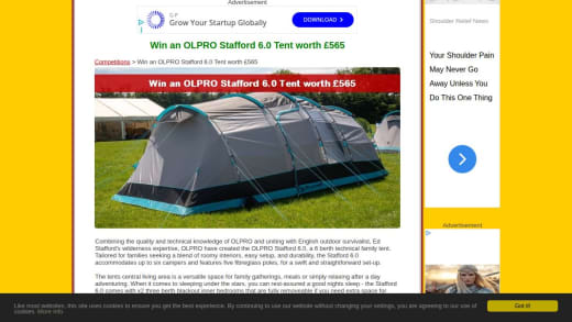 Olpro Stafford 6.0 6-Berth Tent