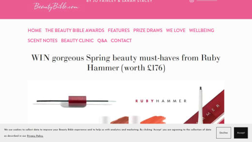 Ruby Hammer Beauty Selection