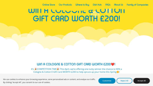 Cologne & Cotton E-Gift Card