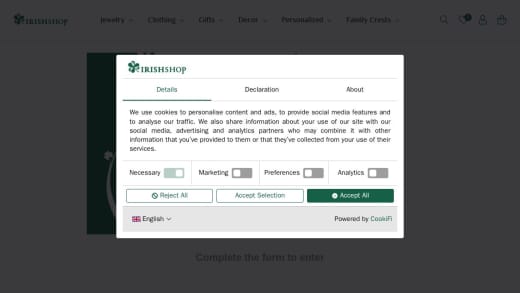 Irish Sterling Silver Claddagh Birthstone Pendant