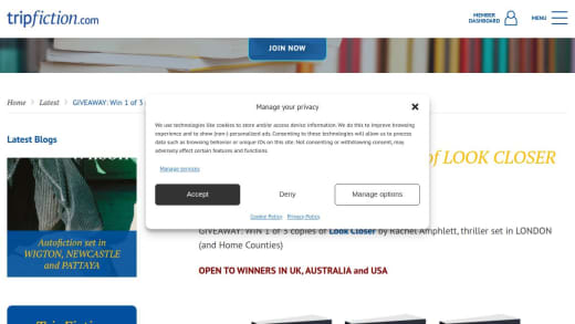 Copies of Look Closer by Rachel Amphlett