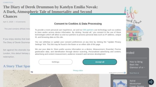 Copy of The Diary of Derek Drummon