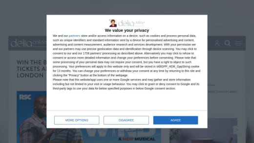 Theatre Tickets and Pre-Theatre Meal