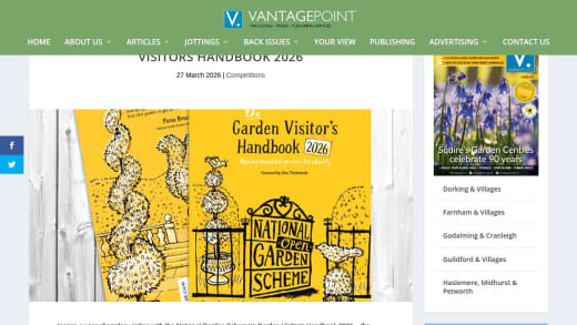 National Garden Scheme Garden Visitor's Handbook 2026