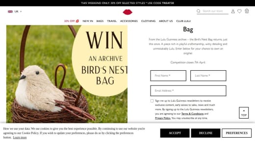 Archive Bird's Nest Bag