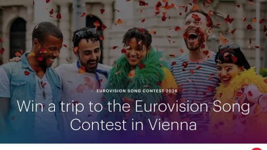 Trip For Two To Vienna Including Eurovision Grand Final Tickets