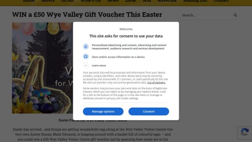 Wye Valley Visitor Centre Gift Voucher