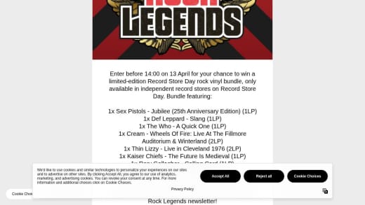 Record Store Day Rock Vinyl Bundle