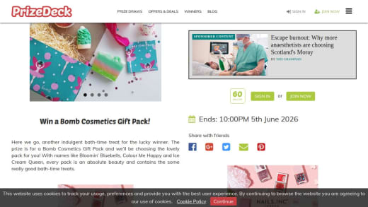 Bomb Cosmetics Gift Pack