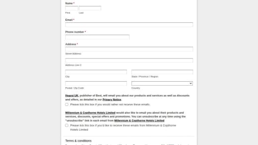 Two Night Stay At Copthorne Hotel