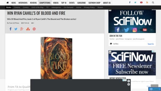 Of Blood And Fire Book