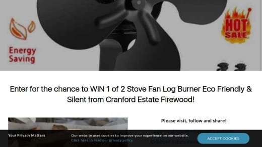 Eco Friendly And Silent Stove Fans For A Log Burner