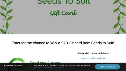 Giftcard From Seeds To Suit