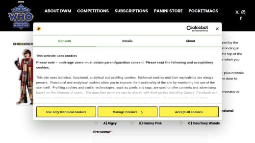 Doctor Who Cardboard Standees