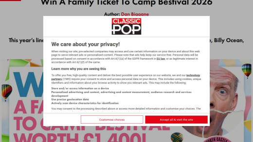 Family Weekend Ticket to Camp Bestival Dorset