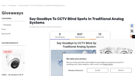 Annke Acd500 3K Dual-Lens Outdoor Wired Cctv Security Camera