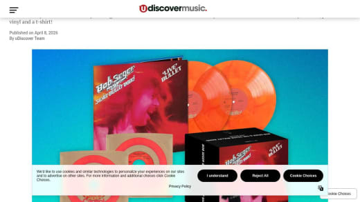 Bob Seger Music and Merchandise Bundle