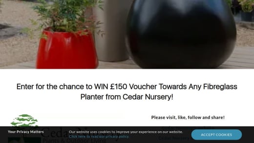 Voucher For Fibreglass Planters