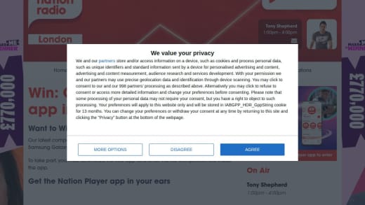 Choice of Audio Device or Cash