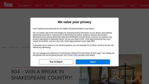 Overnight Stay in Stratford upon Avon