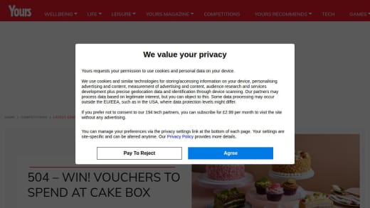 Cake Box Credit Vouchers