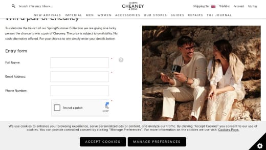 Pair Of Cheaney Shoes