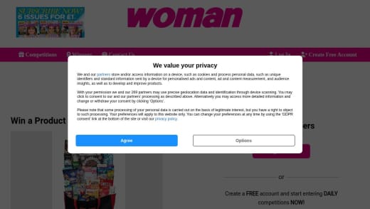 Product Of The Year Goody Bag