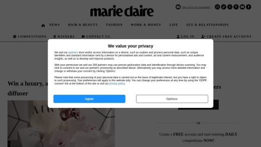 Award-Winning Fragrance Stone and Reed Diffuser Set