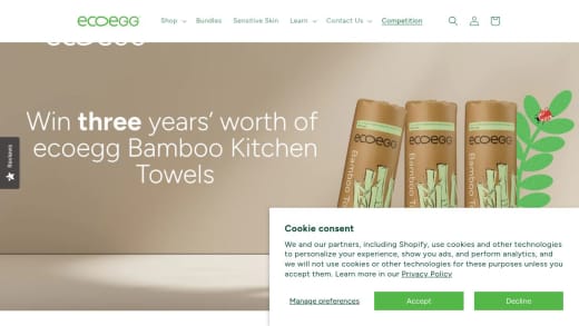 Three Years Worth of Bamboo Kitchen Towels