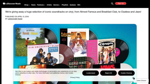 Bundle Of Soundtrack Albums On Vinyl