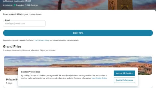 Trip For Two To Morocco