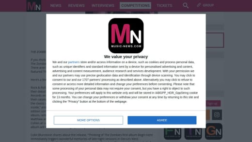 The Zombies Vinyl Album and Limited Edition 7-Inch Single