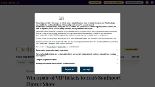VIP Tickets To Southport Flower Show