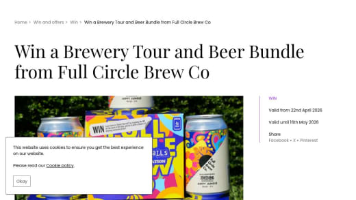Brewery Tour, Beer, and Merchandise Bundle