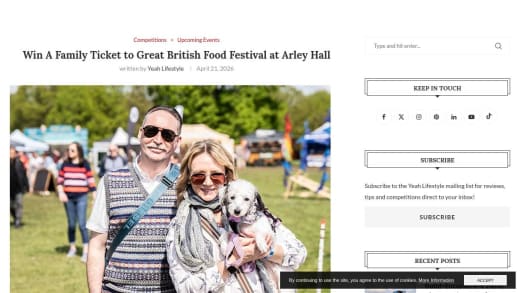 Family Ticket To Great British Food Festival