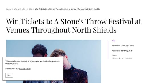 Festival Tickets and Food Vouchers