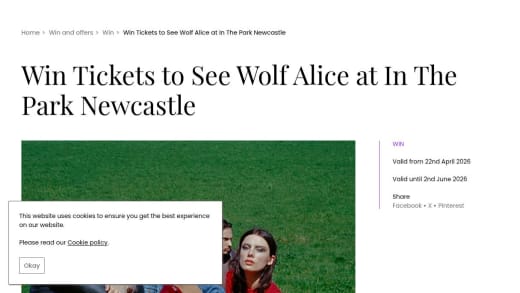 Tickets To Wolf Alice At In The Park