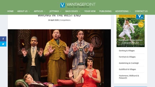 Four Tickets To See The Play That Goes Wrong