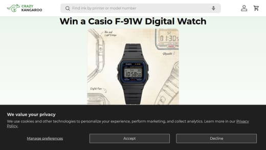 Casio F-91W Digital Watch