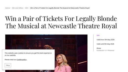 Tickets To Legally Blonde The Musical