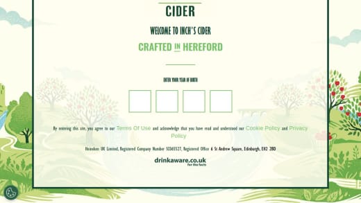 Branded Glasses and Cider Set