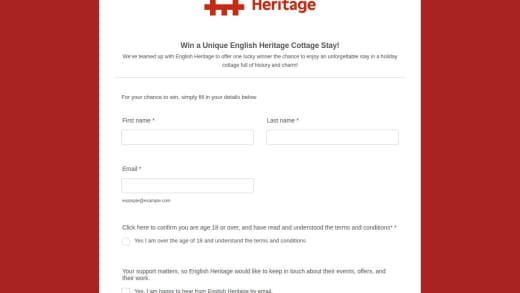 English Heritage Cottage Stay