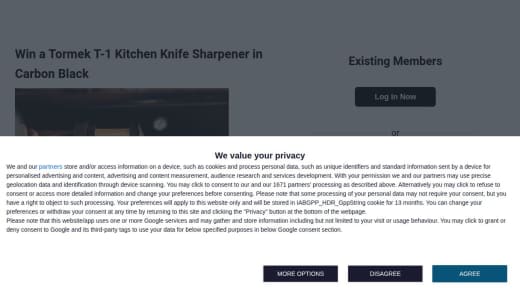 Tormek T-1 Kitchen Knife Sharpener