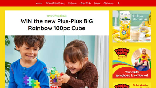 Plus-Plus Big Rainbow 100pc Cube Set