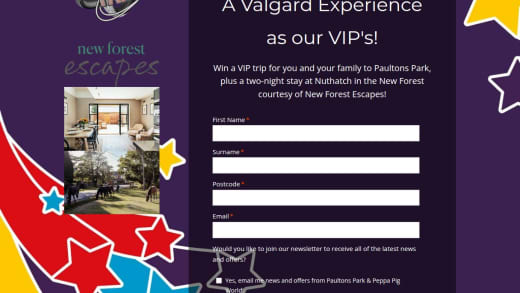 VIP Trip to Paultons Park and Two-Night Stay at Nuthatch