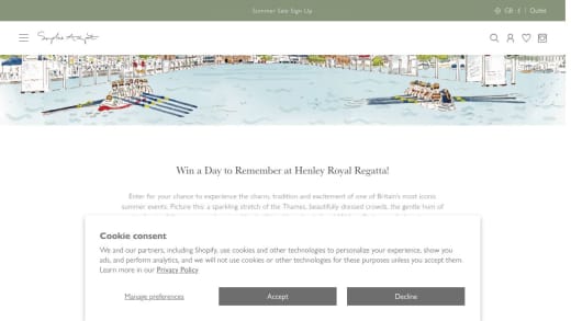 Henley Royal Regatta Experience and Shopping Voucher