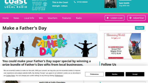 Yorkshire Coast Father's Day Prize Bundle