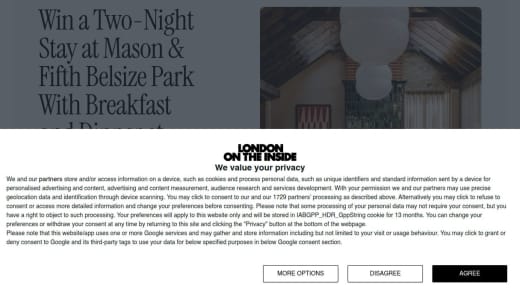Two-Night Stay At Mason & Fifth Belsize Park With Breakfast And Dinner