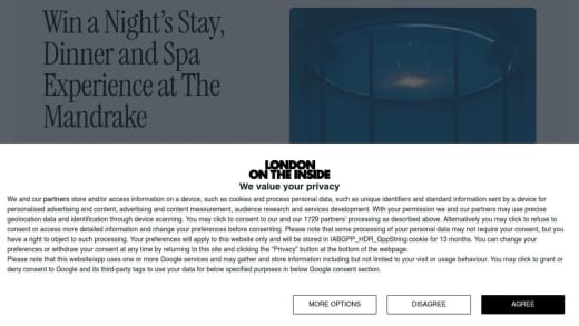 Night's Stay, Dinner, and Spa Experience at The Mandrake Hotel