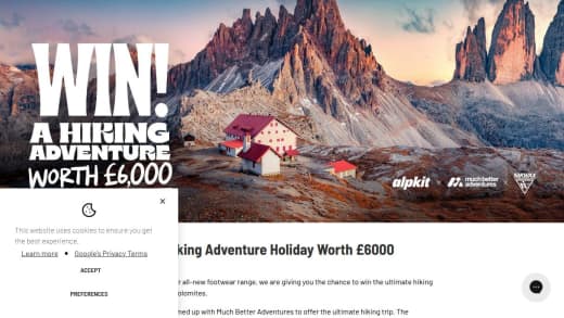 Dolomites Hiking Adventure Holiday